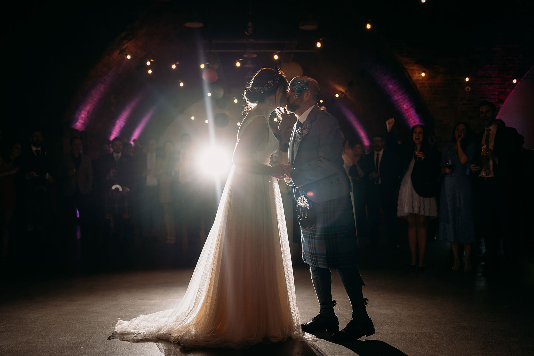 First dance at Platform Glasgow wedding