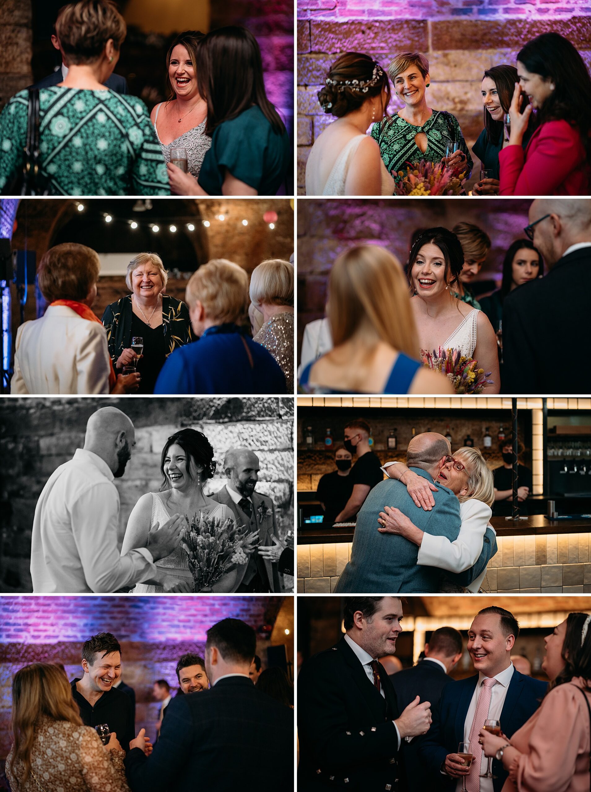 guests enjoying Platform Glasgow wedding reception