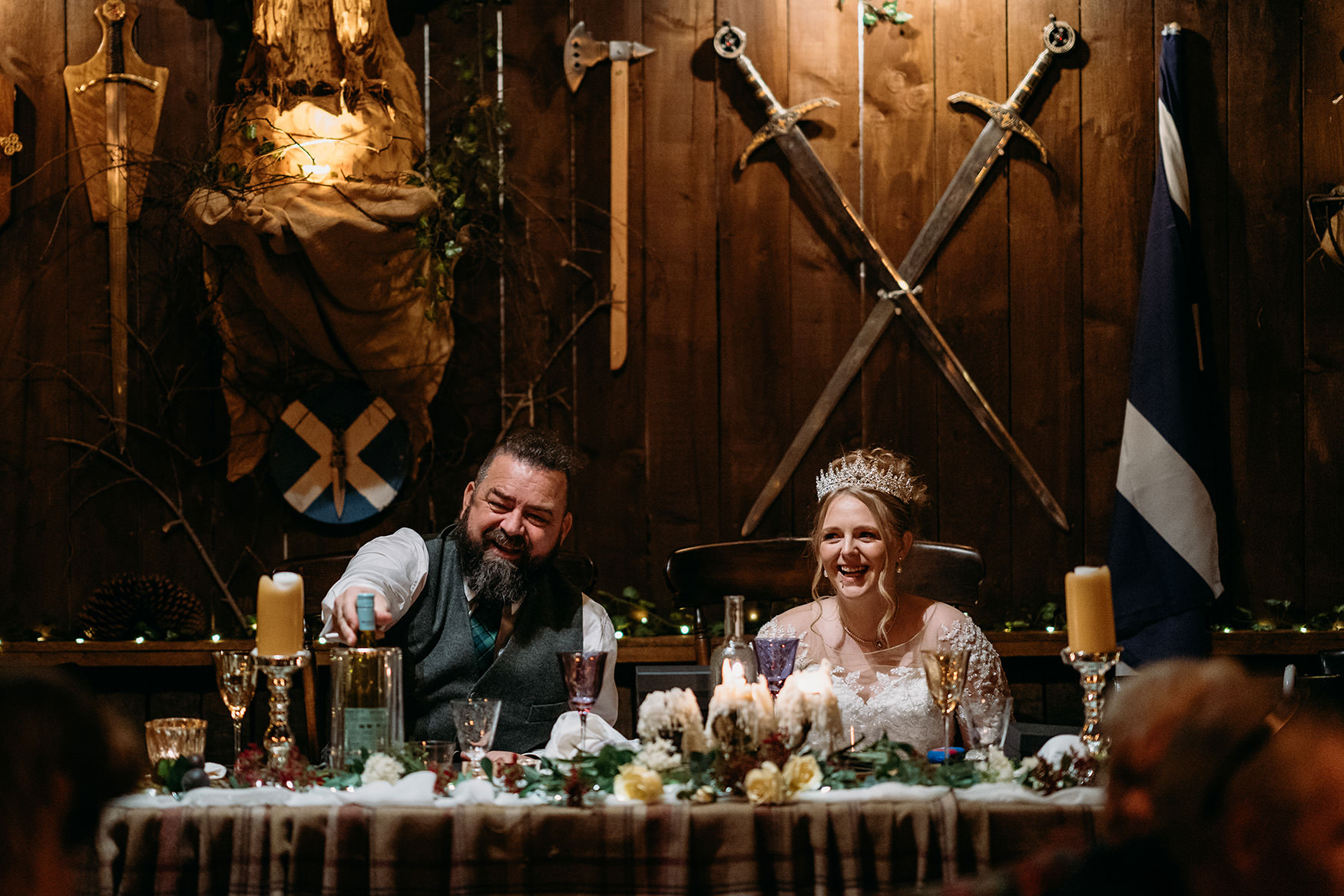 Speeches at The Gathering at Woodhead Farm wedding